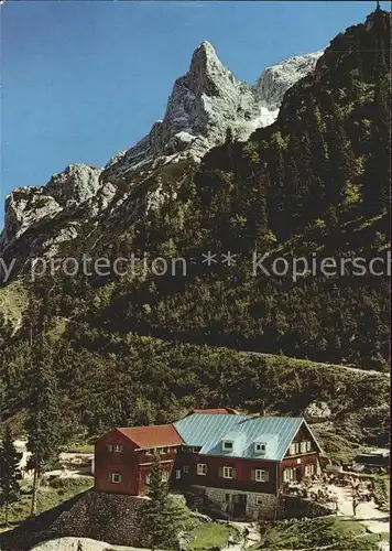 Hoellentalhuette Hoellentorkopf Kat. Muenchen