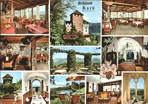 Eppan Suedtirol Hotel Restarant Schloss Korb Kat. Italien
