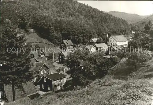 Giessuebel Schleusegrund Ortsblick / Schleusegrund /Hildburghausen LKR