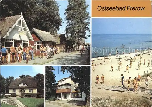 Prerow Ostseebad Strandweg Rat der Gemeinde Gaststaette Strand / Darss /Nordvorpommern LKR