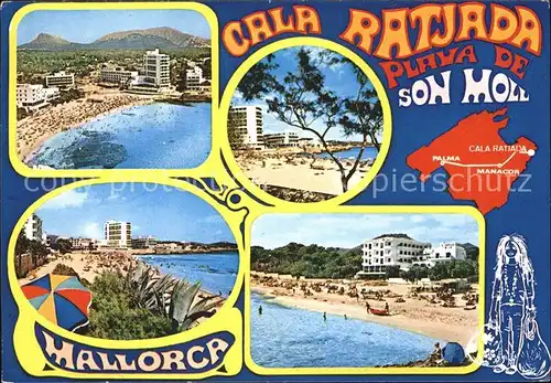 Mallorca Cala Ratjada Playa de Son Moll Kat. Spanien