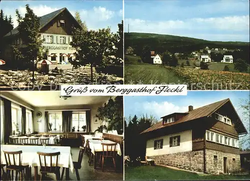 Fichtelgebirge Berggasthof Fleckl Kat. 