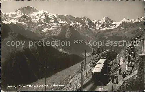 Schynige Platte Bahn Jungfrau Breithorn  Kat. Eisenbahn