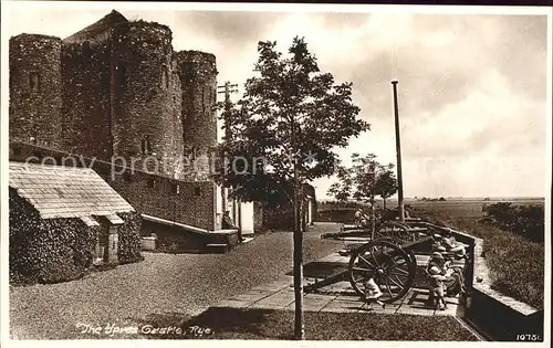 Rye East Sussex Castle Kanonen Kat. East Sussex