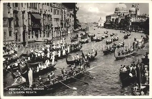 Venezia Venedig Canal Grande Storica Regata Kat. 