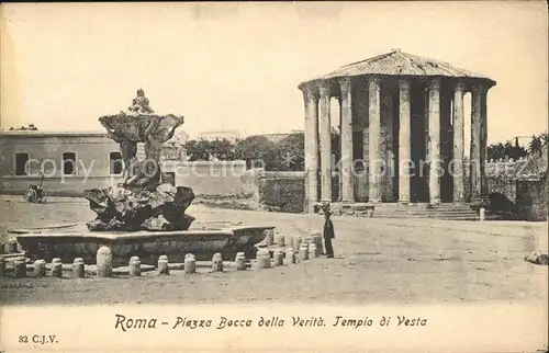 Roma Rom Piazza Bocca della Verita Tempio di Vesta Kat. 