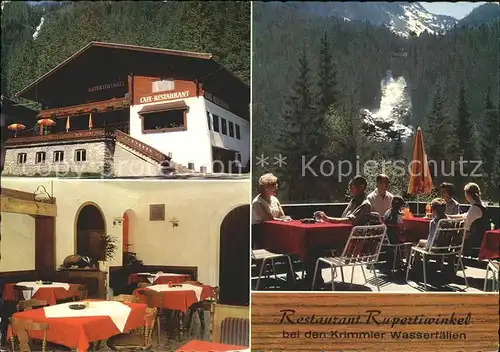 Krimmler Wasserfaelle Restaurant Rupertiwinkel  Kat. Salzburg