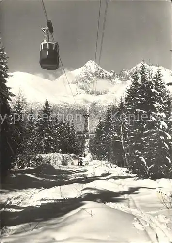 Vysoke Tatry Seilbahn Kat. Slowakische Republik