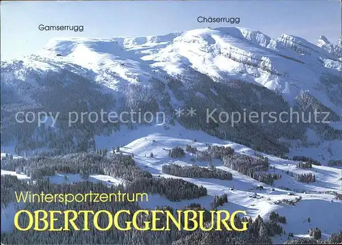 Obertoggenburg Skigebiet Fliegeraufnahme Kat. Wildhaus