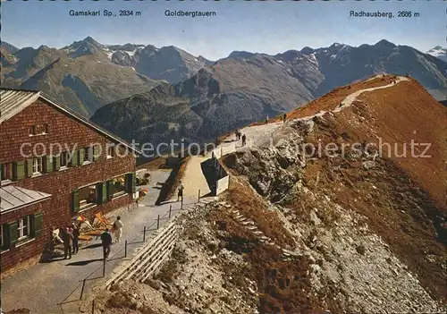 Badgastein Berghotel Stubnerkogel Goldbergtauern Gamskarl Radhausberg Kat. Bad Gastein