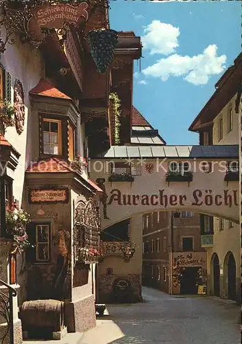 Kufstein Tirol Roemerhofgasse Auracher Loechl Kat. Kufstein