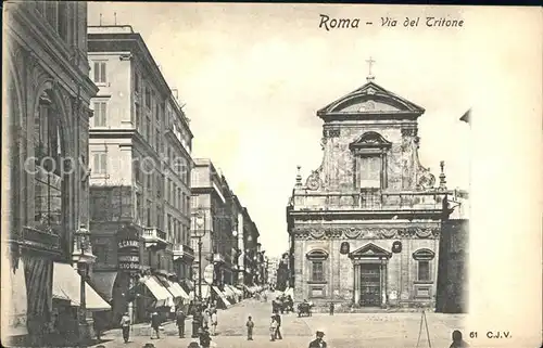 Roma Rom Via del Tritone Kat. 