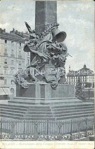 Milano Monumento delle Cinque Giornate Kat. Italien