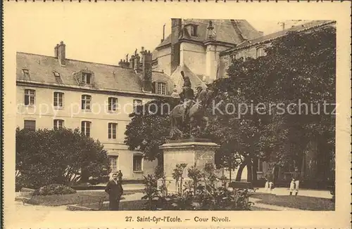 Saint Cyr l Ecole Cour Rivoli Monument Kat. Saint Cyr l Ecole