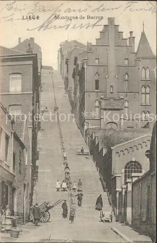 Liege Luettich Montagne de Bueren Kat. Luettich