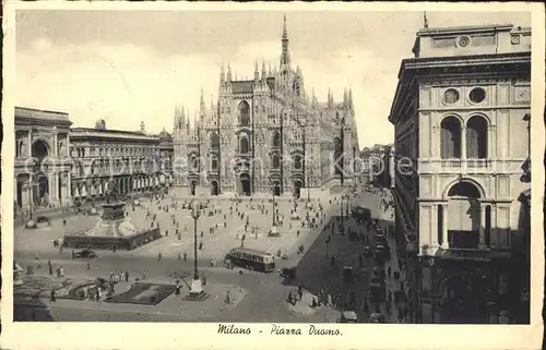 Milano Piazza Duomo Kat. Italien