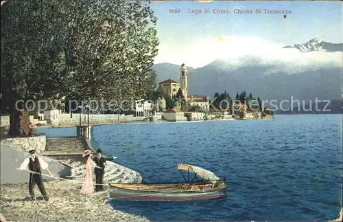 Lago di Como Chiesa di Tremezzo Kat. Italien