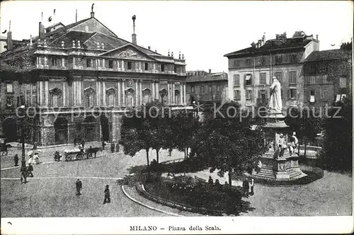Milano Piazza della Scala Kat. Italien