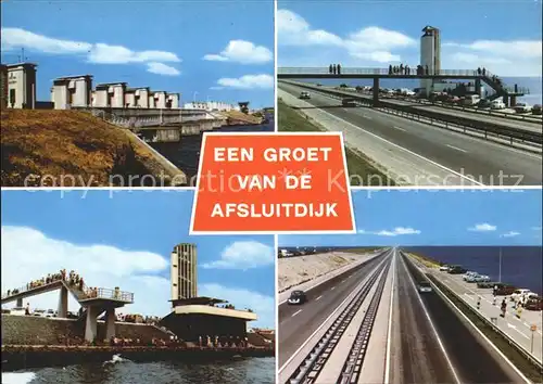 Afsluitdijk Monument Afsluitdijk Holland Friesland Kat. Niederlande