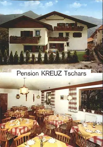 Tschars Pension Kreuz Fruehstuecksraum Kat. Kastelbell Tschars