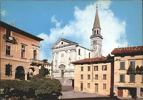 Tricesimo Piazza Garibaldi Chiesa Kat. Udine