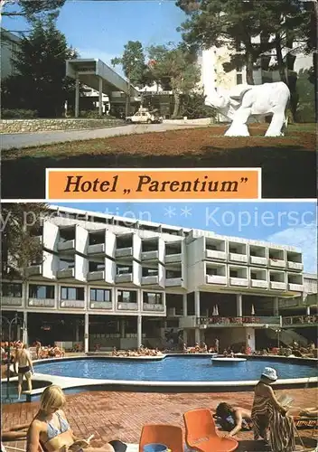 Porec Hotel Parentium Skulptur Swimming Pool Plava Laguna Kat. Kroatien