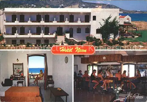 Malia Hotel Neon Bar Kat. Insel Kreta