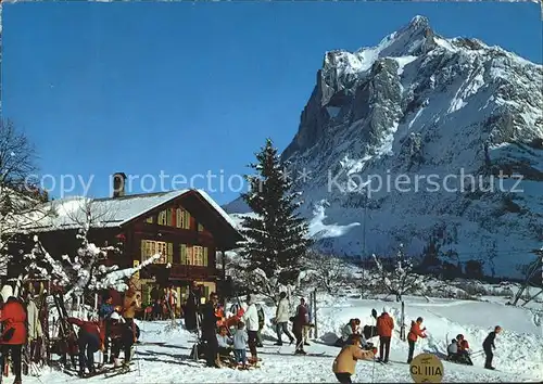 Grindelwald Restaurant Bodmi Wetterhorn Kat. Grindelwald