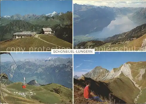 Schoenbueel Lungern Berghotel Bellevue Gondelbahn Breitenfeld Brienzersee Wanderweg  / Lungern /Bz. Obwalden