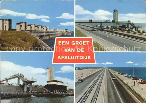 Afsluitdijk Monument Abschlussdeich Enclosing Dam La digue Kat. Niederlande