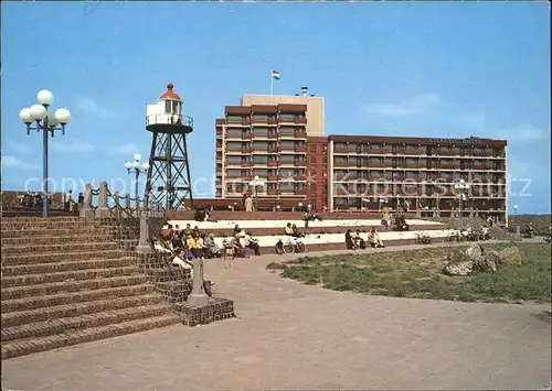 Kijkduin Deltaplein Atlantic Hotel vuurtoren Kat. Niederlande