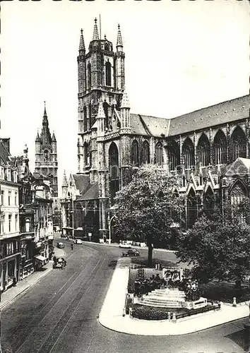 Gent Gand Flandre Kathedrale und Belfried Kat. 