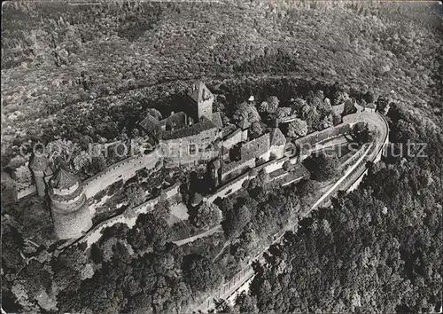 Haut Koenigsbourg Hohkoenigsburg Fliegeraufnahme Chateau Kat. Orschwiller