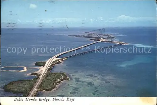 Florida Keys Bahia Honda Bridge Fliegeraufnahme Kat. 