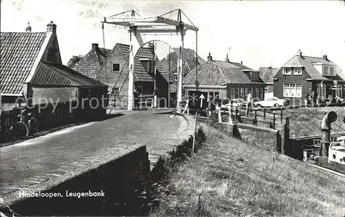 Hindeloopen Leukenbank Zugbruecke Kat. Niederlande