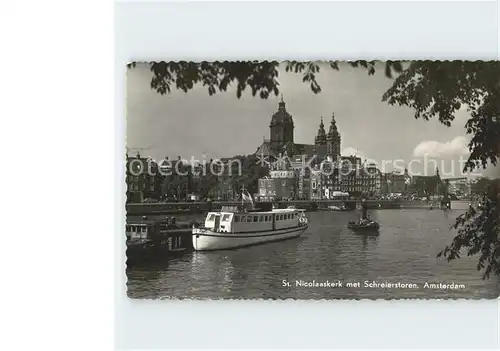 Amsterdam Niederlande St. Nicolaaskerk met Schreierstoren Kat. Amsterdam