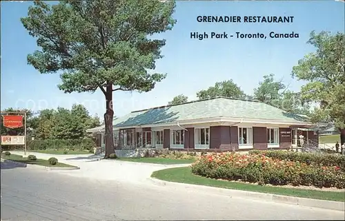 Toronto Canada Grenadier Restaurant High Park Kat. Ontario