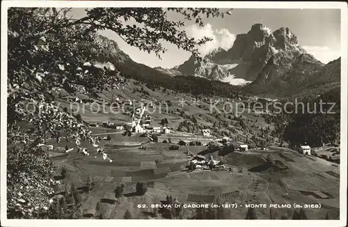 Selva di Cadore Panorama mit Monte Pelmo Dolomiten Kat. Selva di Cadore