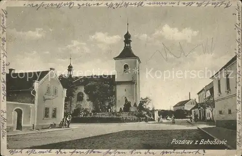 Bohusovic Strassenansicht Kirche Kat. Tschechische Republik