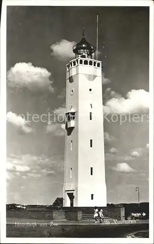 Noordwijk aan Zee  de Vuurtoren Leuchtturm Kat. Noordwijk