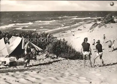 Ruegen Am Strand von Bakenberg Kat. Bergen