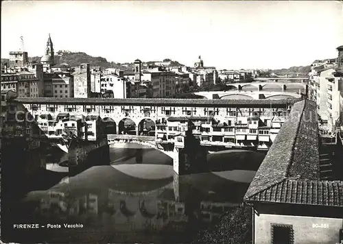 Firenze Toscana Ponte Vecchio Kat. Firenze