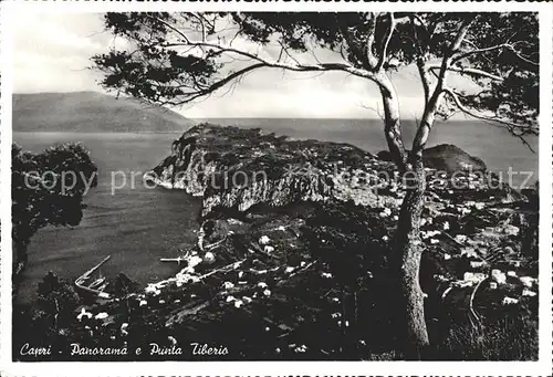 Capri Panorama e Punta Tiberio Kat. Golfo di Napoli