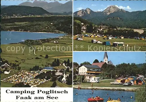 Faak am See Finkenstein Camping Poglitsch Kat. Finkenstein am Faaker See