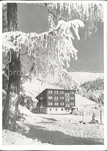 Lachtalhaus Alpenpension Winterimpressionen Wintersportplatz Kat. Schoenberg Lachtal