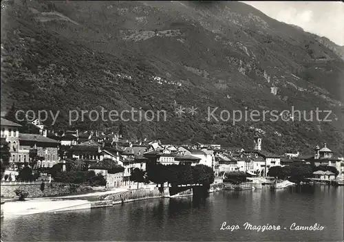 Cannobio Lago Maggiore Vista generale Kat. Italien