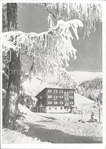 Lachtalhaus Alpenpension Woelzer Tauern Winterimpressionen Kat. Schoenberg Lachtal