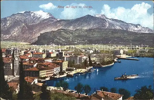 Riva Lago di Garda Dampfer Ort Kat. 