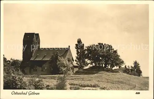 Ruegen Ostseebad Goehren Kapelle Kat. Bergen