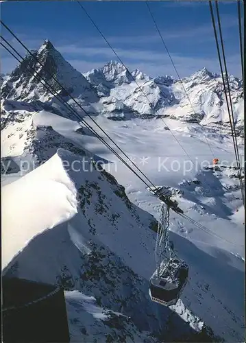Zermatt VS Luftseilbahn Klein Matterhorn Kat. Zermatt